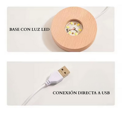 Esfera de Cristal Luminosa del Zodiaco