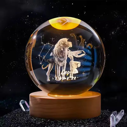 Esfera de Cristal Luminosa del Zodiaco